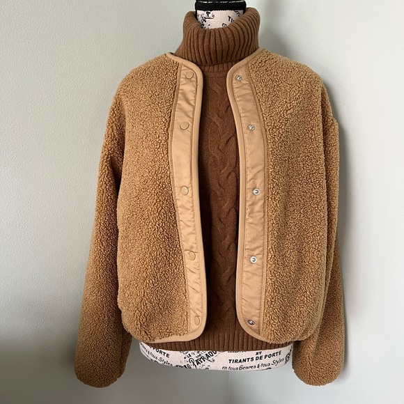 Aritzia Wilfred Free Sherpa Liner Jacket xs absolutely like new condition - Picture 6 of 16